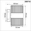 Уличный настенный светильник Novotech Estima 359718