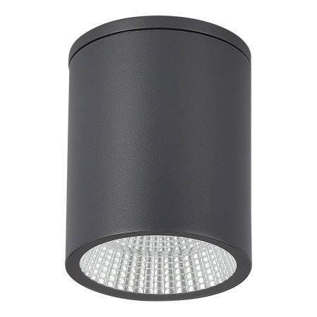 SL9514.712.01 Светильник уличный потолочный ST-Luce серый/белый LED 1*12W 3000K/4000K/6500K TUBO