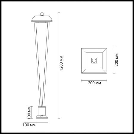 Ландшафтный светильник Odeon Light Bearitz 6655/12GA3