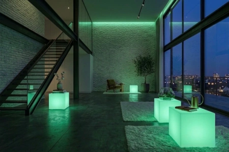Светящийся LED куб Cube 60 см RGB Accum