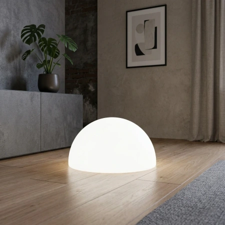 Светящаяся полусфера Halfmoon 220V White 50 см
