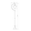 Парковый светильник Elektrostandard Talli GL 3002F