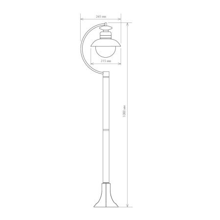 Парковый светильник Elektrostandard Talli GL 3002F