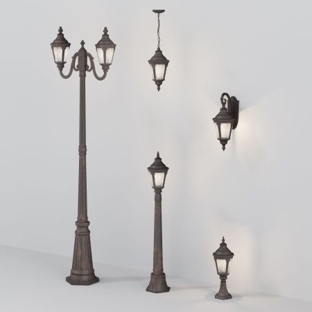 Садово-парковый светильник Outdoor O028FL-03BZ