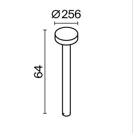 Ландшафтный светильник Maytoni Bolt O536FL-L10GR3K