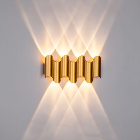 341733 Светильник BOSSO 7x1W LED 770LM G ЗОЛОТО 3000K IP65