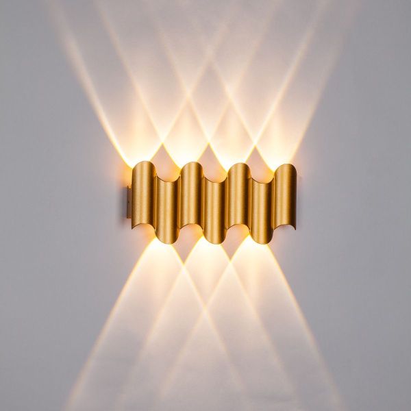 341733 Светильник BOSSO 7x1W LED 770LM G ЗОЛОТО 3000K IP65