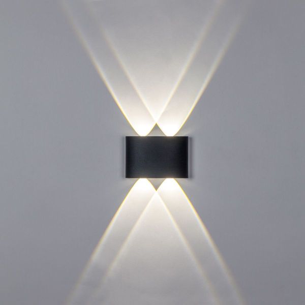 343027 Светильник GEMMA 4х1W LED 440LM G ЧЕРНЫЙ 4000K IP65