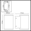 Уличный настенный светильник Odeon Light Long 7142/12WL