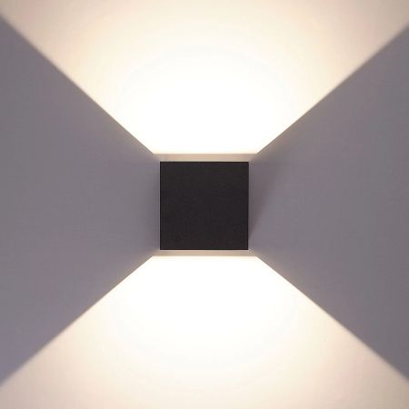 Фасадный светильник Arte Lamp Rullo A1414AL-2BK черный