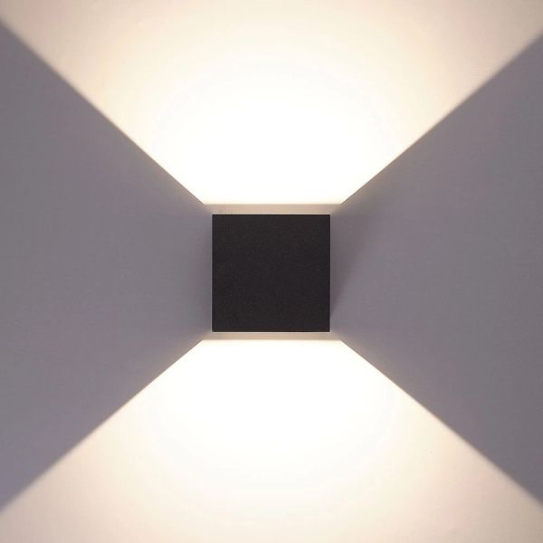 Фасадный светильник Arte Lamp Rullo A1414AL-2BK черный