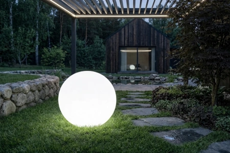 Уличный шар-светильник Moonlight 220 V 100 см white