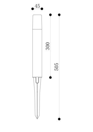 Ландшафтный светильник Outdoor O416FL-L3B3K1