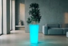 Светящееся LED кашпо-конус Flow L 220V RGB Accum