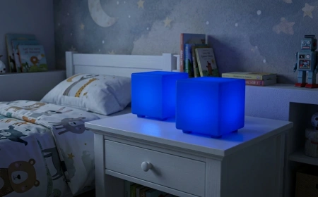 Светящийся LED куб Cube 20 см RGB Accum