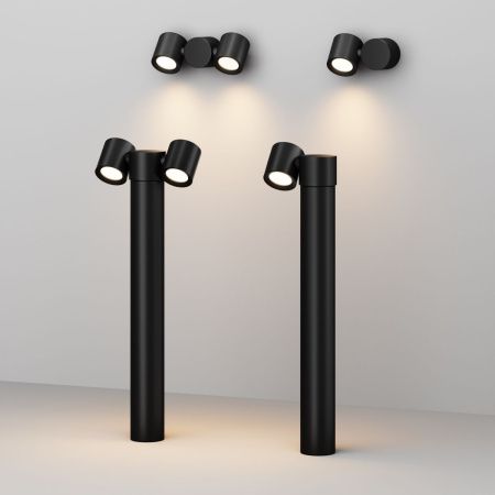 Уличный настенный светильник Outdoor O010WL-02B