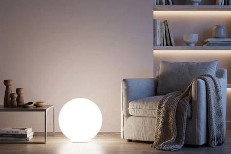 Шар-светильник для дома Moonlight 220V 40 см white