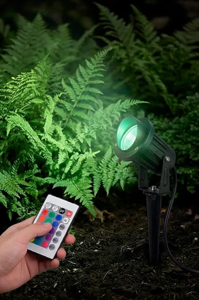 Газонный светильник, G0759 LED 9W RGB