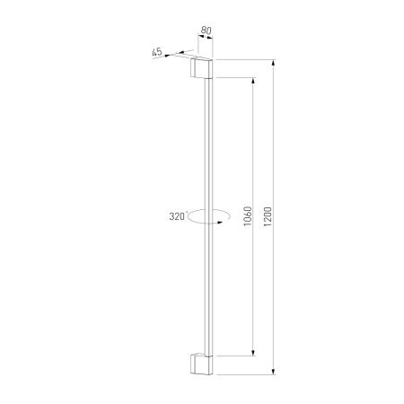 Парковый светильник Elektrostandard Argos 35121/D 4000K