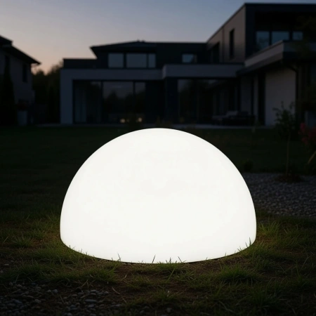 Светящаяся полусфера Halfmoon 220V White 60 см