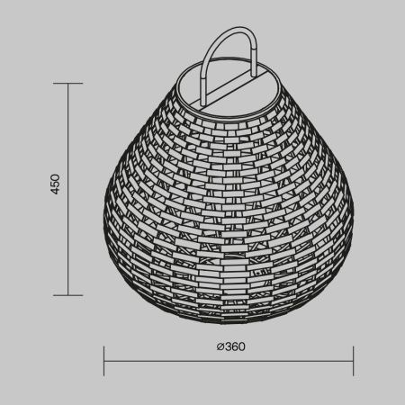 Ландшафтный светильник на солнечной батарее Maytoni OSL599FL-L5B3K черный