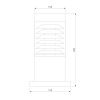 Ландшафтный светильник Elektrostandard Strada 1508 TECHNO черный