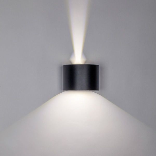 340557 Светильник DALLA 2х5W LED 1100LM G ЧЕРНЫЙ 4000K IP65