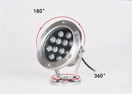 Светильник подводный, UG1462 DC12V 36W(12*3W) FULL LED RGB (3in1)