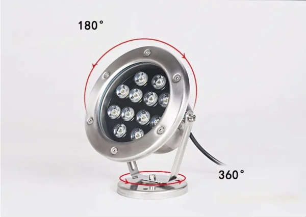 Светильник подводный, UG1460 LED 12W AC12V МУЛЬТИ/RGB+RF*