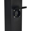 SL9012.405.00 Столб уличный 2 розетки ST-Luce черный 3500W SOCKET