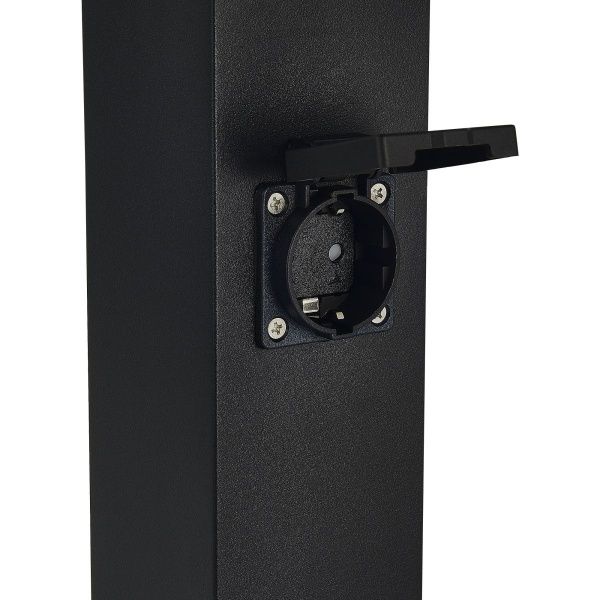 SL9012.405.00 Столб уличный 2 розетки ST-Luce черный 3500W SOCKET
