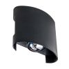 343017 Светильник GEMMA 2х1W LED 220LM G ЧЕРНЫЙ 4000K IP65