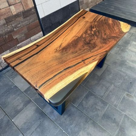 Стол обеденный из слэба суара BALI 160