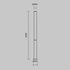 Парковый светильник Maytoni O041FL-L100B3K черный