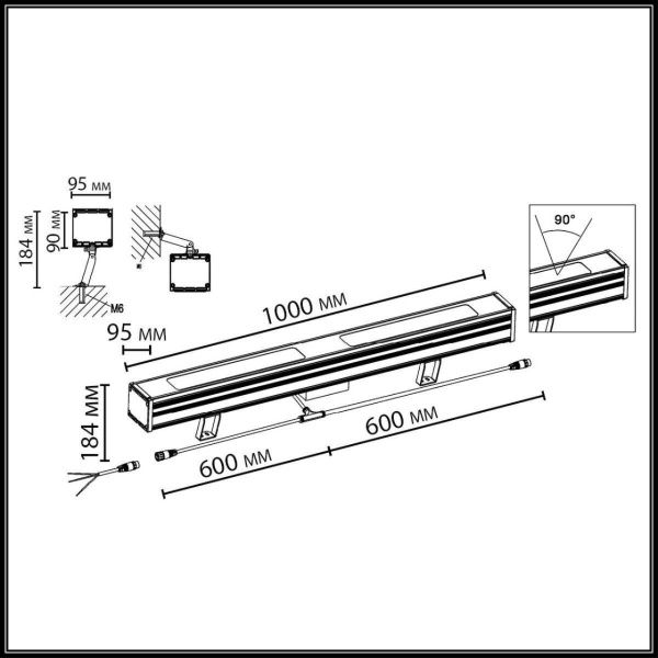 Ландшафтный светильник Odeon Light Waterfall ip65 7186/80FL