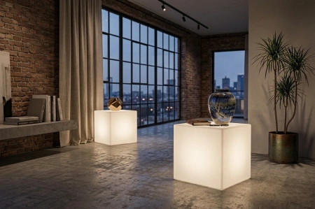 Светящийся LED куб Cube 75 см 220V White