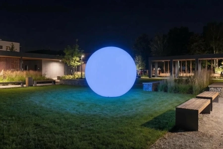 Уличный шар-светильник Moonlight 220 V 200 см RGB