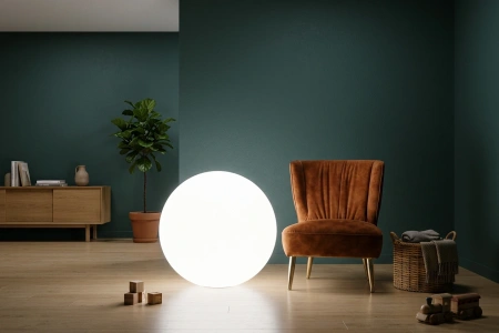 Шар-светильник для дома Moonlight 220V 80 см white