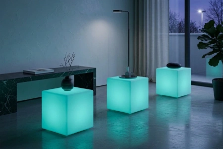 Светящийся LED куб Cube 50 см 220V RGB