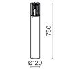 Ландшафтный светильник Outdoor O453FL-01GF