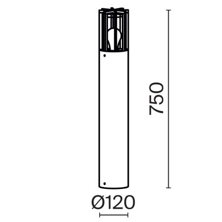 Ландшафтный светильник Outdoor O453FL-01GF