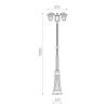 Парковый светильник ST Luce Sivino SL081.405.02