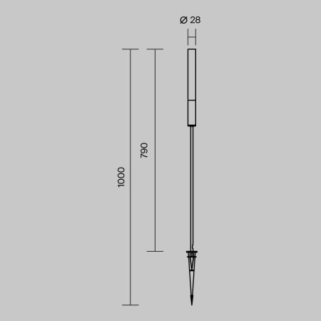 Ландшафтный светильник Outdoor O487FL-L3GF3K1
