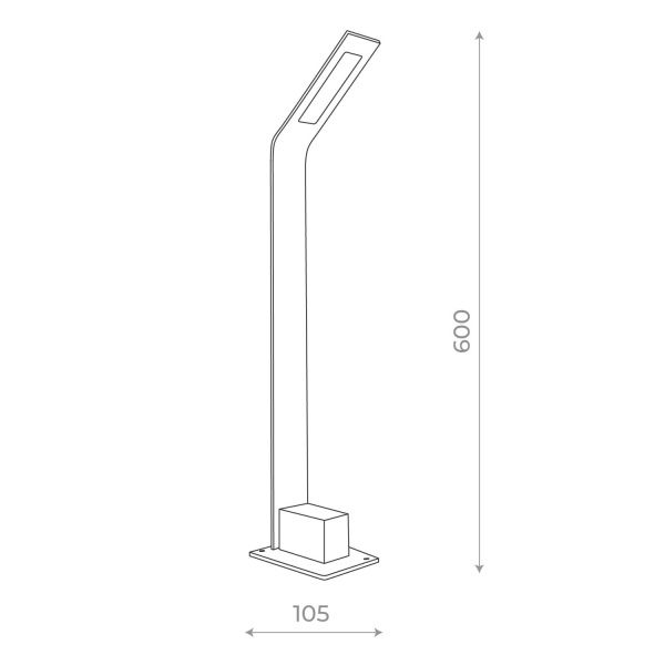 Ландшафтный светильник ST Luce Анса SL094.405.01