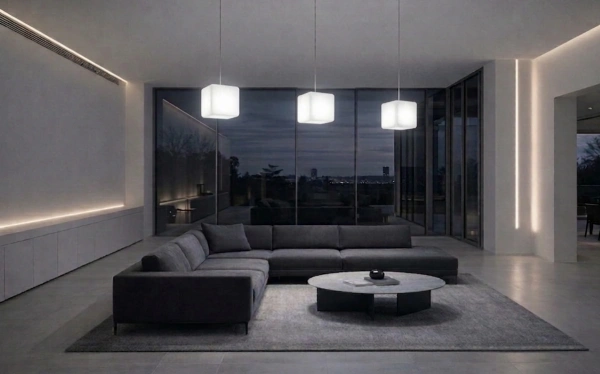 Подвесной LED куб 20 см 220V White