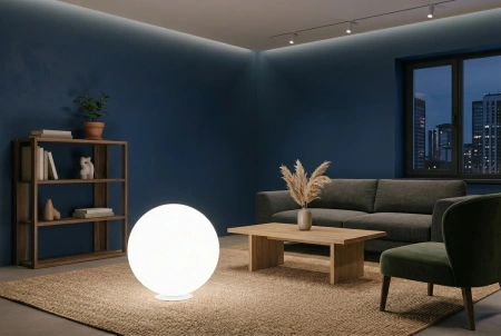 Шар-светильник для дома Moonlight 220V 50 см white
