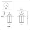 Уличный настенный светильник Odeon Light Mito 4047/1W