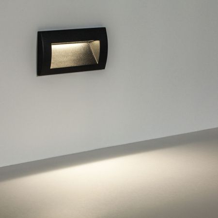 383574 Светильник ESTRA LED 5W 250LM 120G ЧЕРНЫЙ 4000K IP55