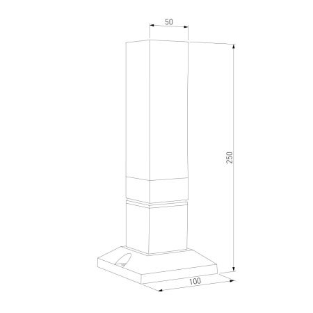 Ландшафтный светильник Elektrostandard Techno 1536 TECHNO LED 3000K