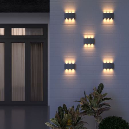 Уличный настенный светильник Elektrostandard Twinky 1551 TECHNO LED серый